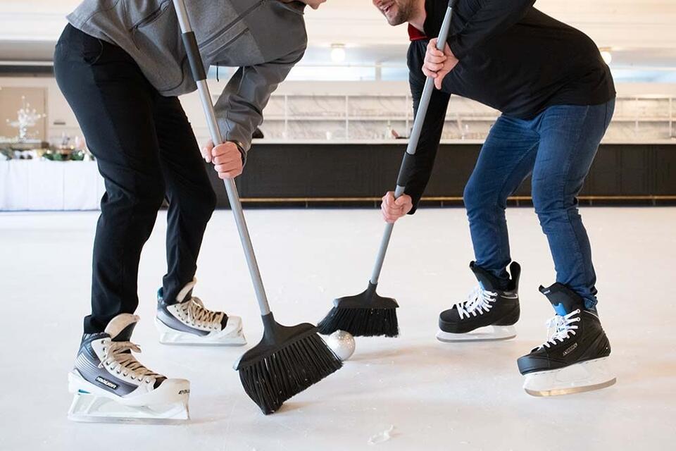 Buffalo’s ballroom transforms into icy holiday magic