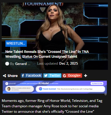 Diamond Diva Crosses the Line in TNA!