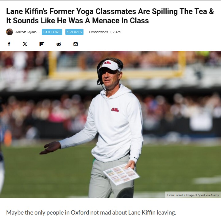 Lane Kiffin Leaves Rebels Fans Fuming