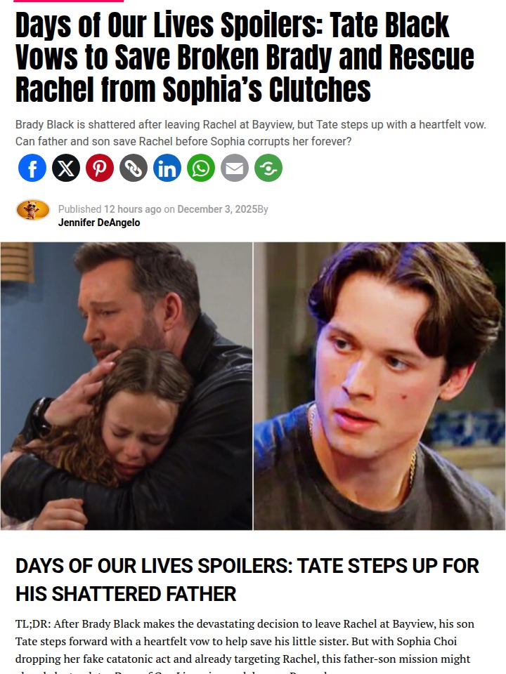 Tate’s Epic Promise: Can He Save Rachel? 🕵️‍♂️