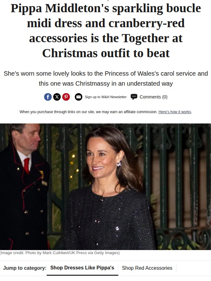 Pippa Middleton’s Festive Fashion Twist ✨