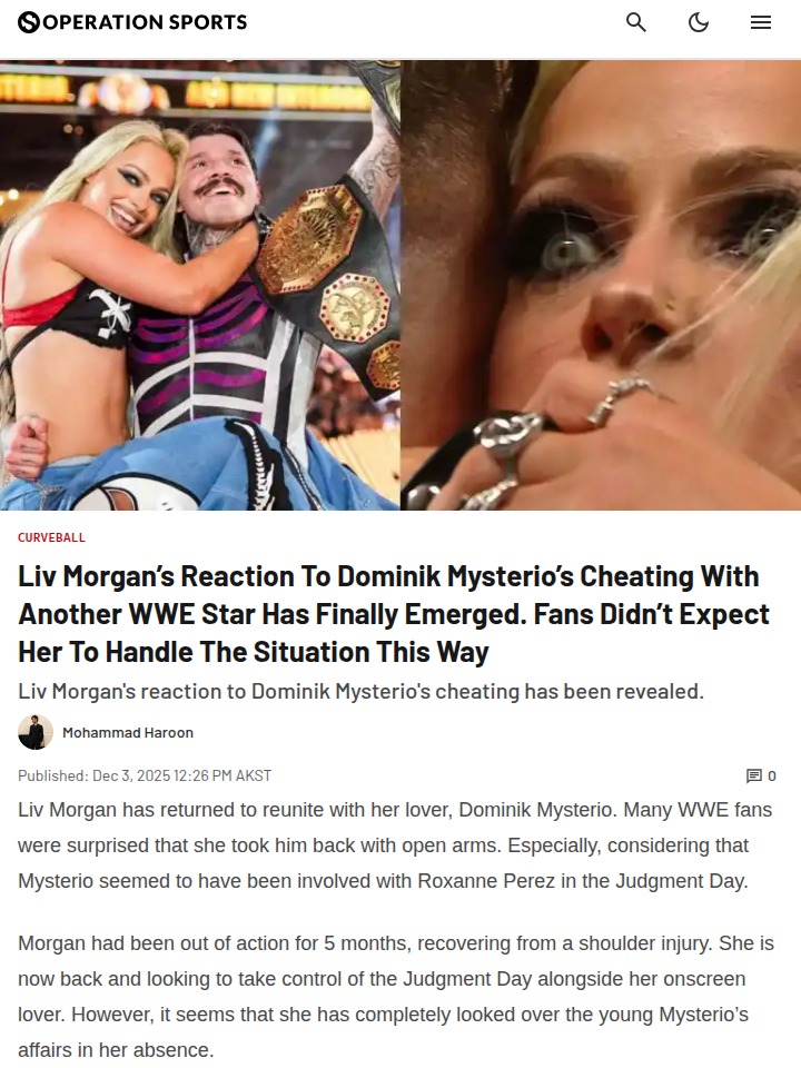 Liv Morgan’s Shocking Judgment Day Move