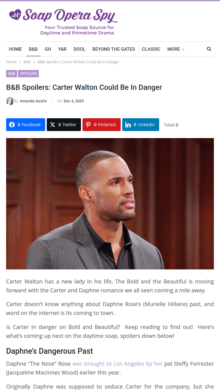 Carter’s New Romance = Trouble? 😱