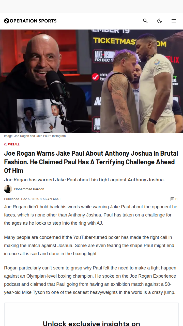 Jake Paul vs AJ: Is The Problem Child Ready?