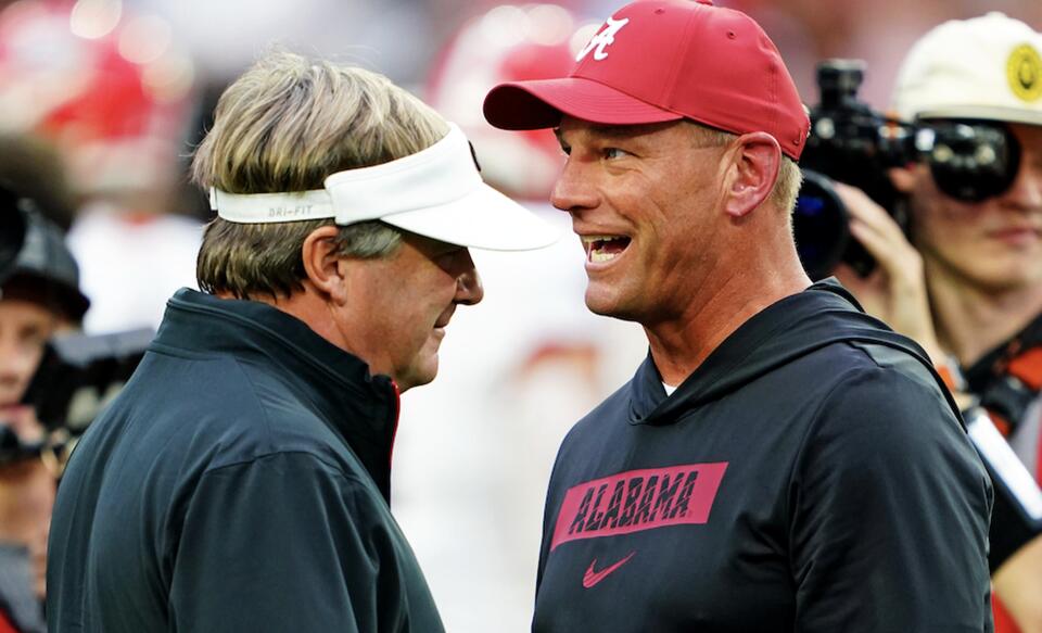 Stoops Picks Dawgs in SEC Title Clash