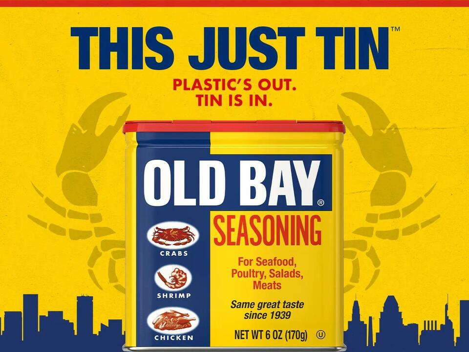 Old Bay brings back the classic tin