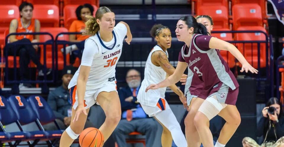 Illinois crushes Bellarmine on the boards