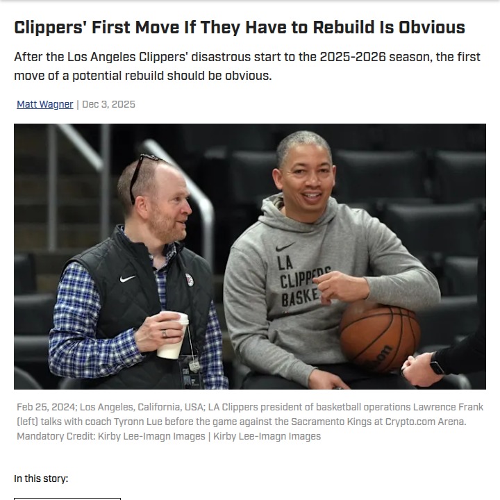 Clippers’ season hits crisis point—what’s next?