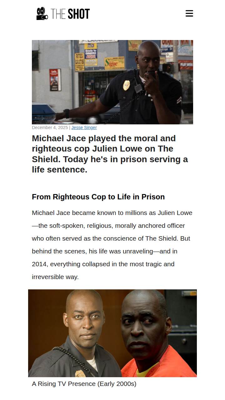 Michael Jace: Shield Star’s Shocking Downfall 😱