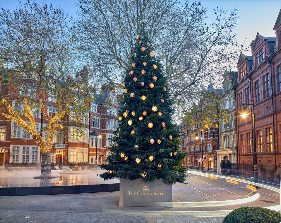 London’s most magical hotel Christmas trees
