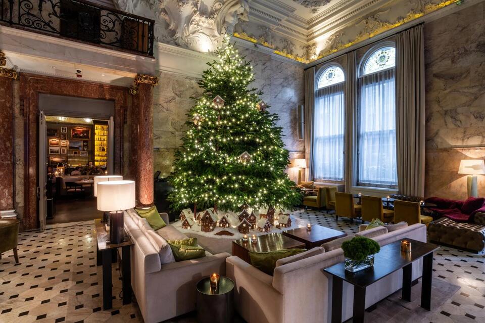 London’s most magical hotel Christmas trees
