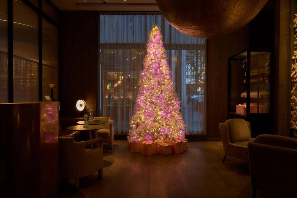 London’s most magical hotel Christmas trees