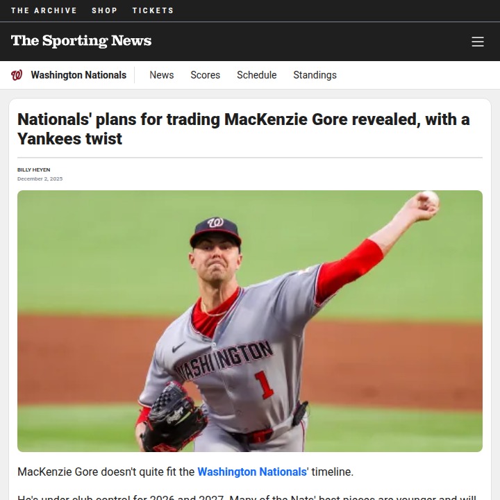 Could Gore Be the Yankees’ Next Ace?
