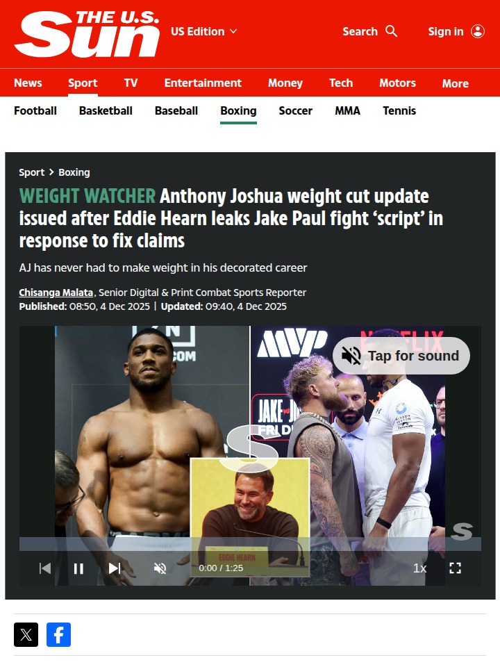 AJ’s Weight Cut: Will the Paul Fight Be Real?