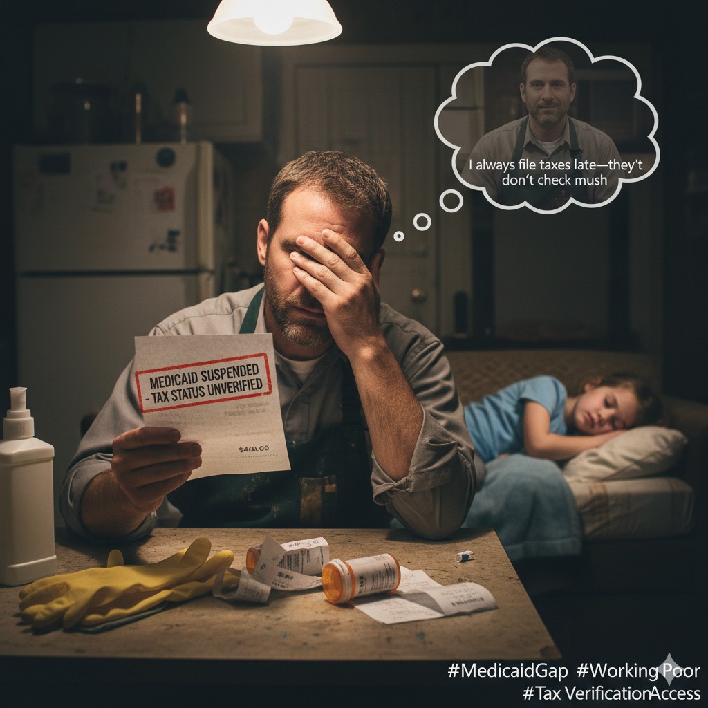 Working Three Jobs but Losing Medicaid Due to an IRS Delay