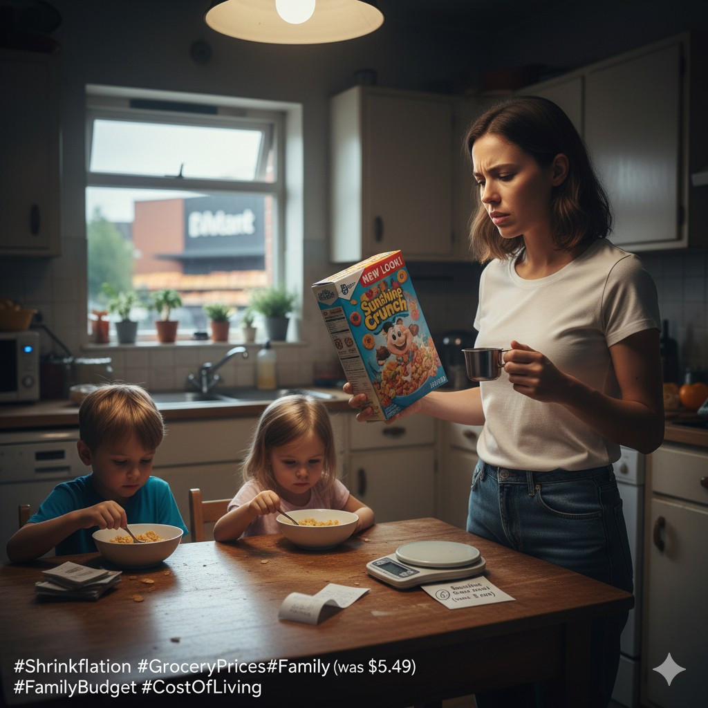 Same Price, But “Half a Box” of Cereal Now