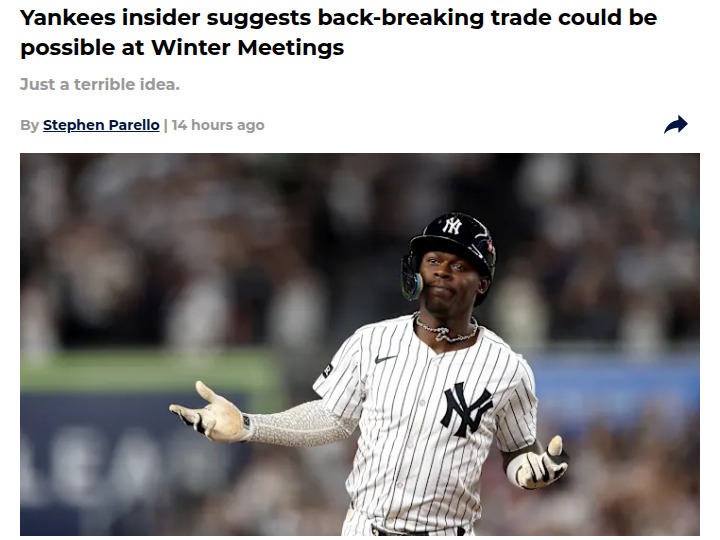 Should the Yanks Really Trade Jazz Jr.?