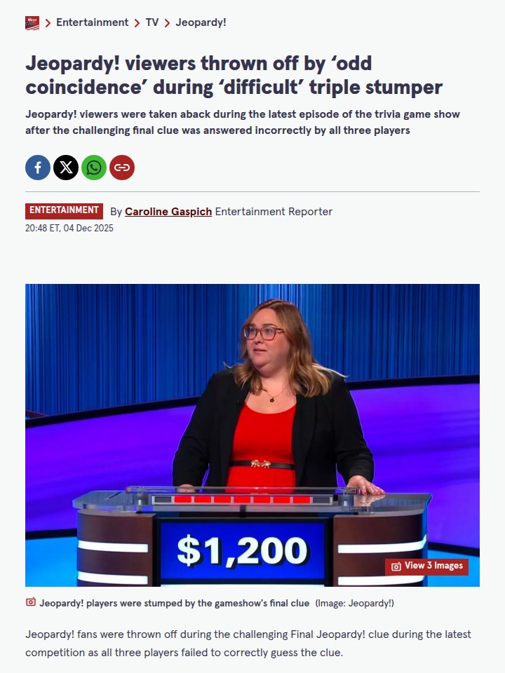 Jeopardy! triple stumper sparks wild SCOTUS debate 🤔