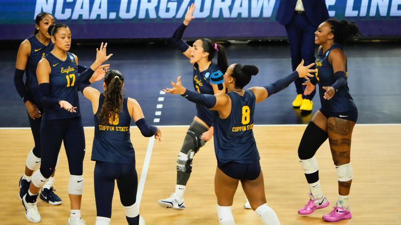 ASU dominates Coppin State in NCAA volleyball