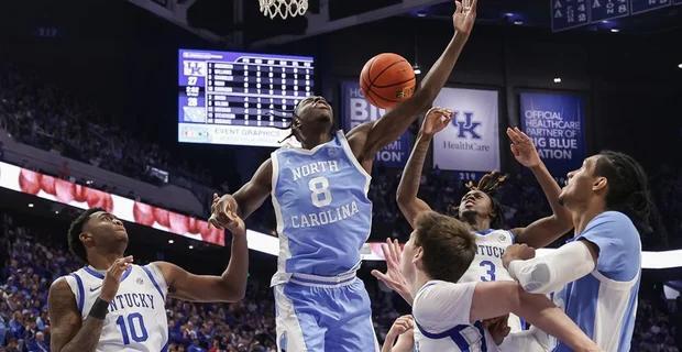 UNC’s gritty rebounding stuns Kentucky