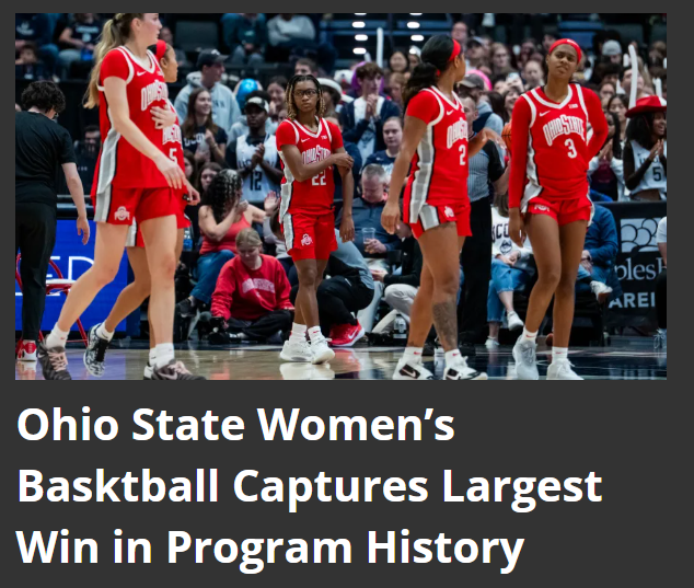 Buckeyes smash records in historic win
