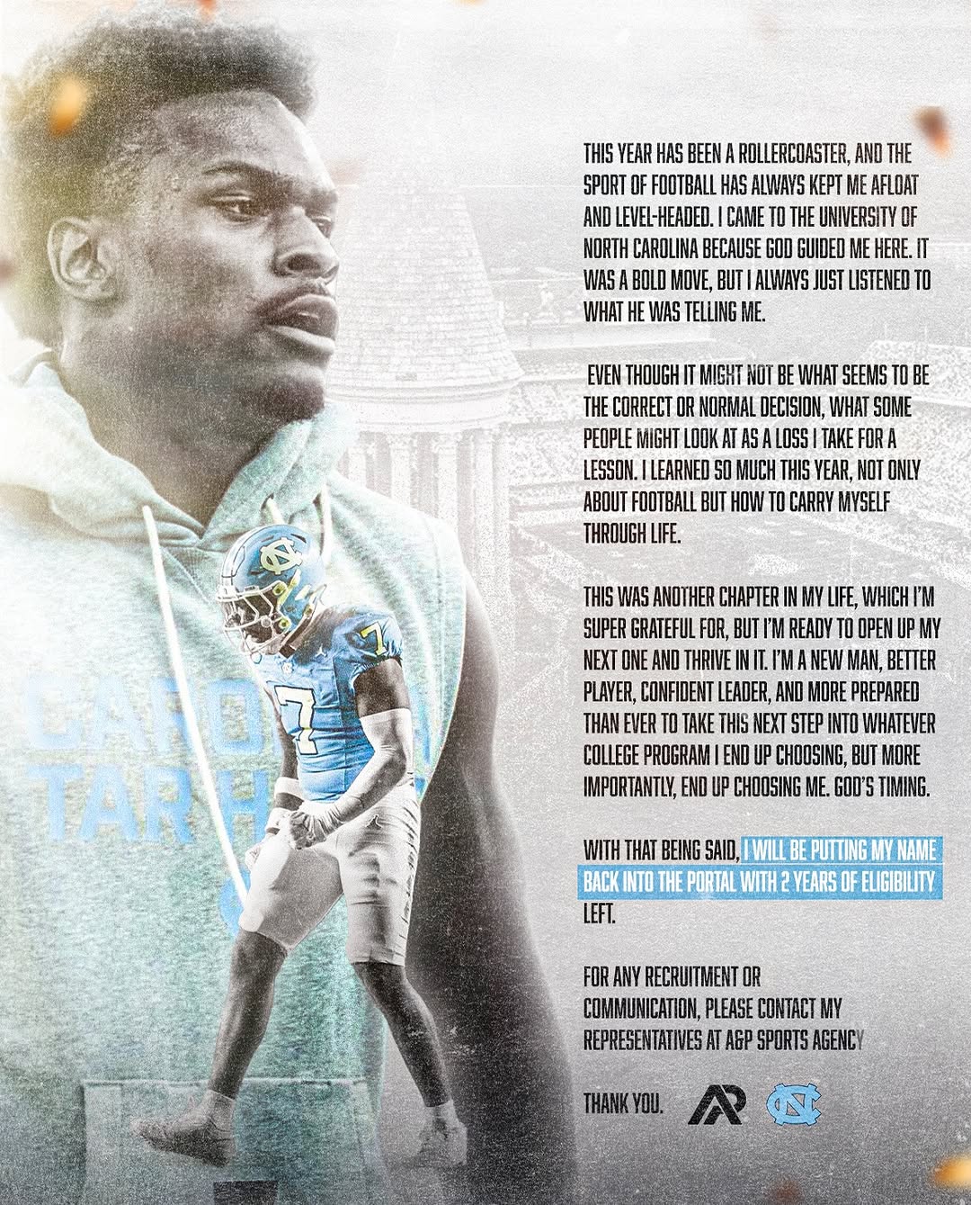 UNC fans sound off after star defender exits