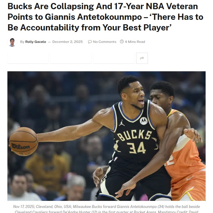 Giannis and the Bucks: Time for tough questions