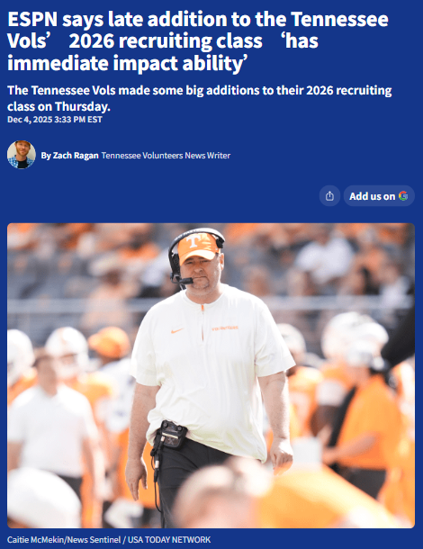 Tennessee lands game-changing edge rusher