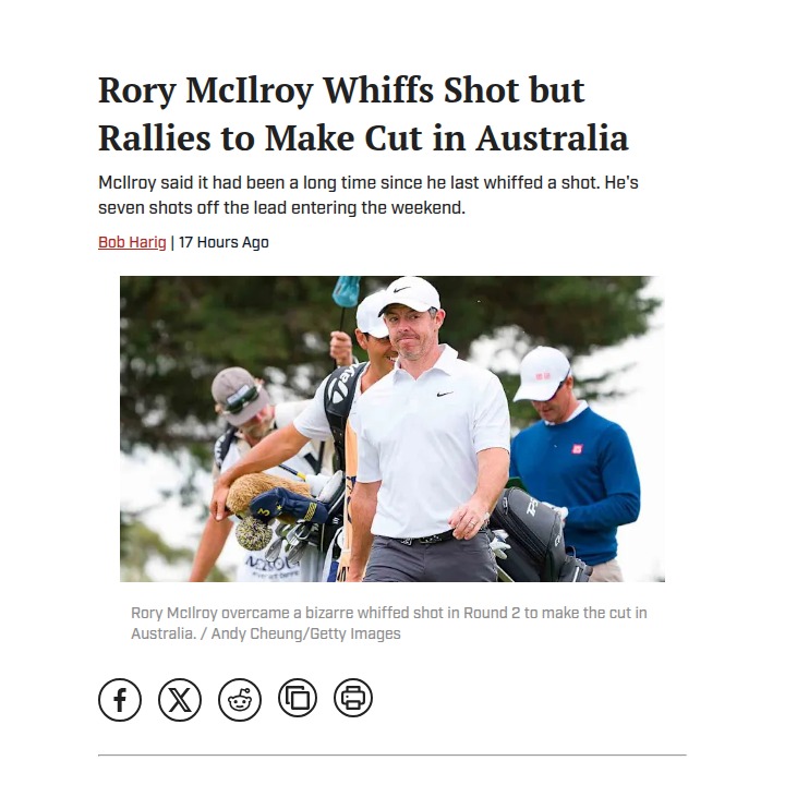 Rory’s Wild Whiff & Epic Birdie Comeback