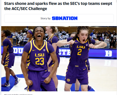 SEC Flexes in ACC/SEC Challenge Showdown