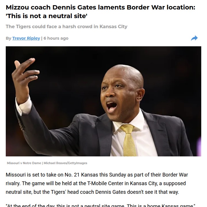 Border War in KC: Not so neutral for Mizzou?