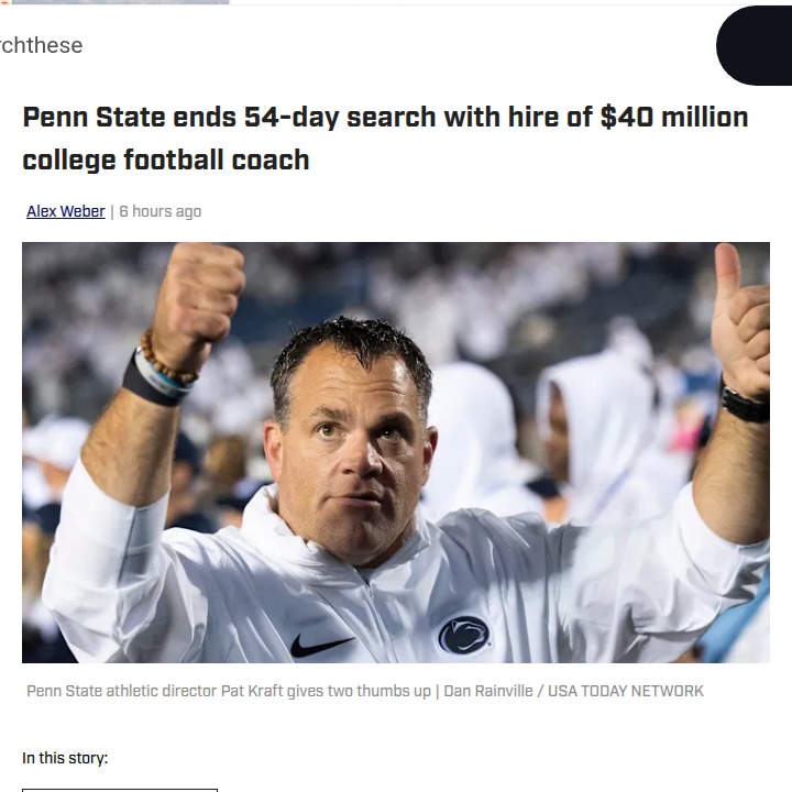 Penn State’s $40M bet: Matt Campbell era begins