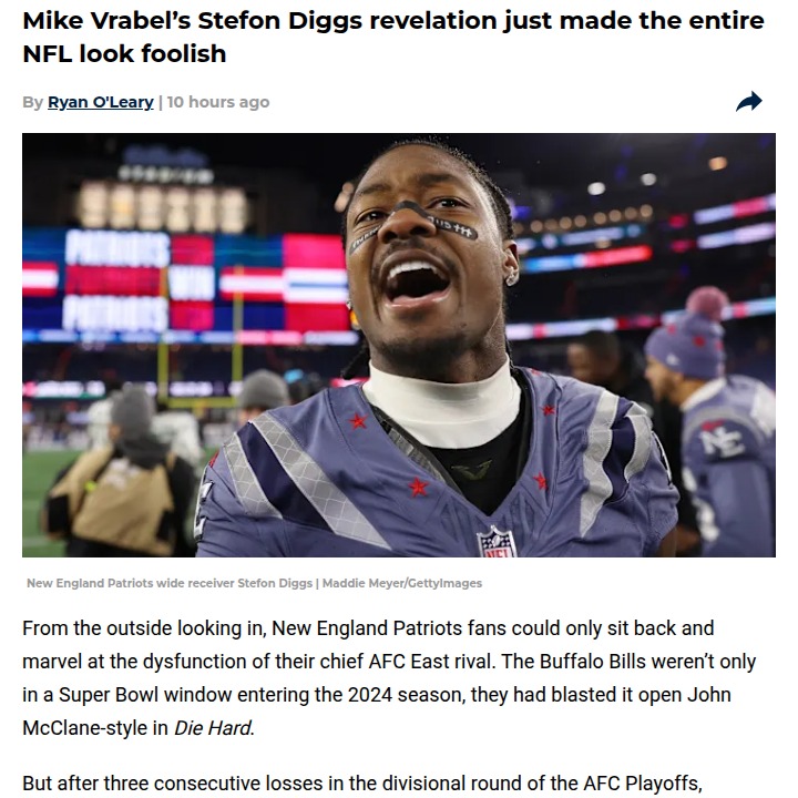 Diggs Proves He’s the Patriots’ Secret Weapon