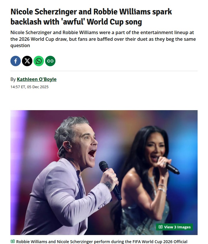 World Cup Draw 2026: Song Sparks Fan Fury