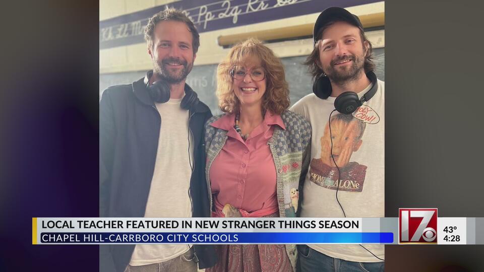 Chapel Hill teacher stars in Stranger Things