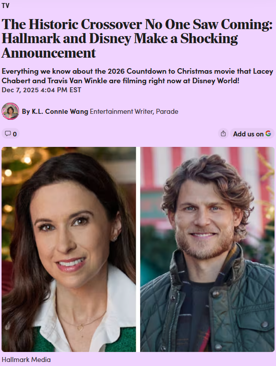 Hallmark x Disney: Lacey & Travis Spark Rumors! 🎬