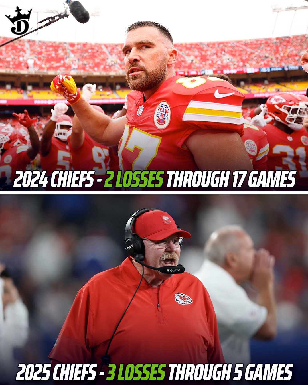 The Chiefs Have Already Lost More Games in 5 Weeks Than They Did All of 2024