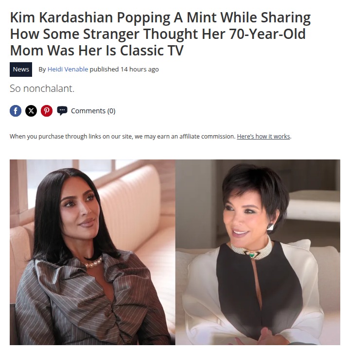 Kim’s Minty Reaction to Kris Jenner Mix-Up 😂