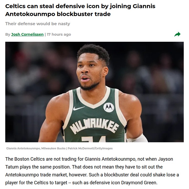 Could Draymond Join the Celtics' Defense?