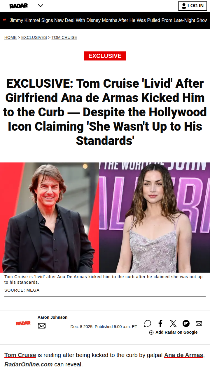 Tom & Ana Drama: Who Really Dumped Who? 🤔