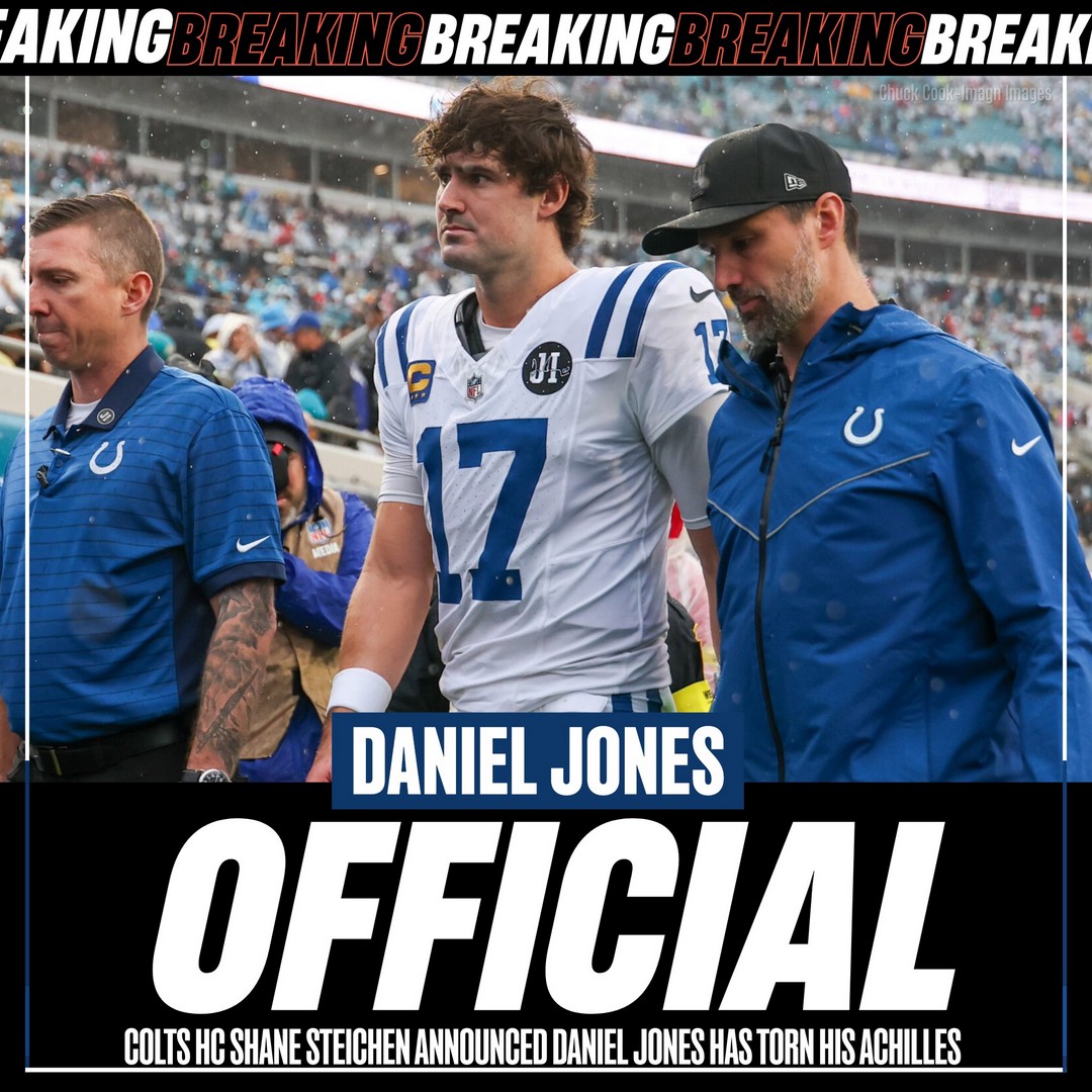 MRI Confirms: Colts QB Daniel Jones Tore His Achilles — Season Over