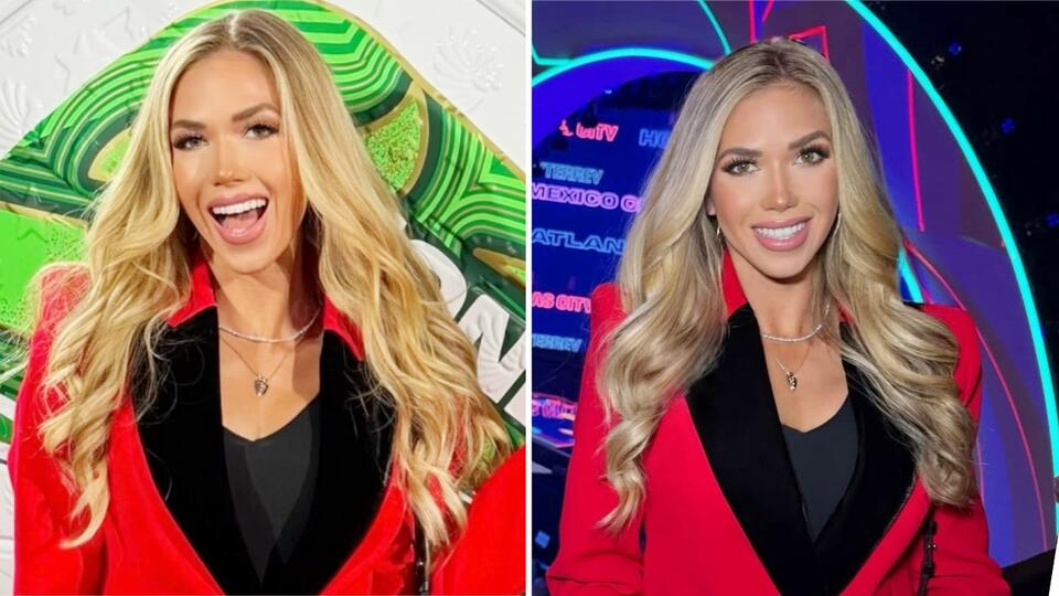 Gracie Hunt turns heads at World Cup draw