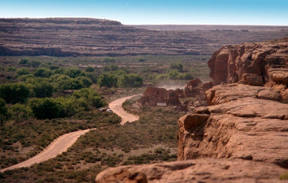 Ancient roads that defy the desert