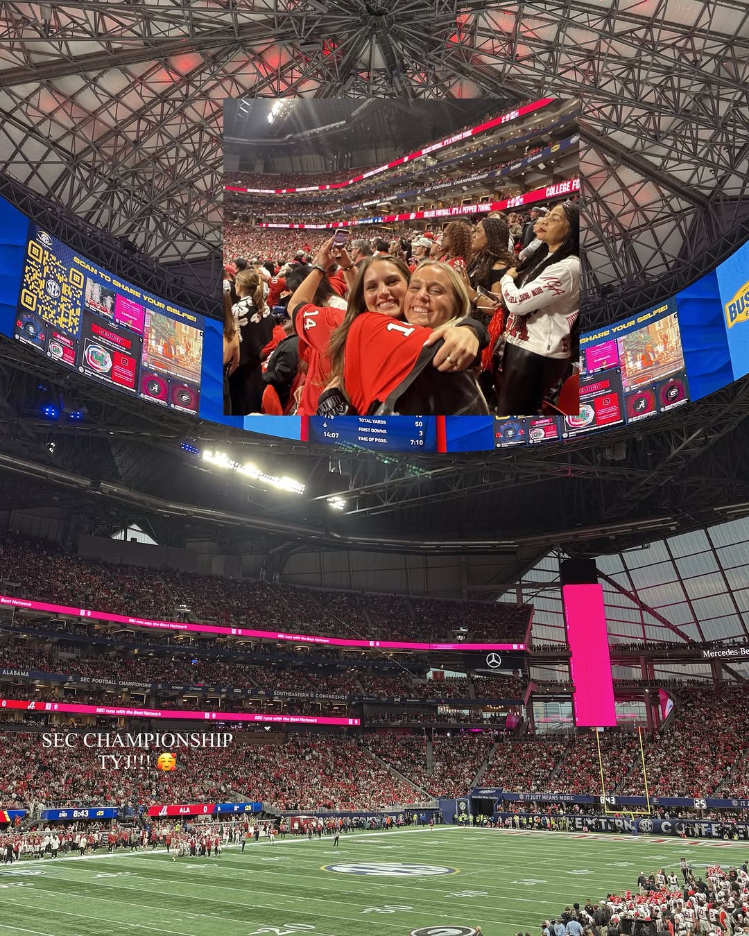 Georgia QB’s sister steals the spotlight