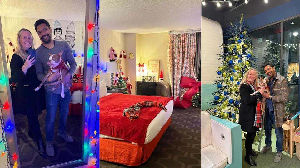 Making Christmas magical for our senior pup