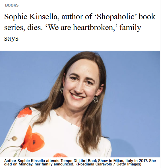 Sophie Kinsella’s Secret Legacy 💔