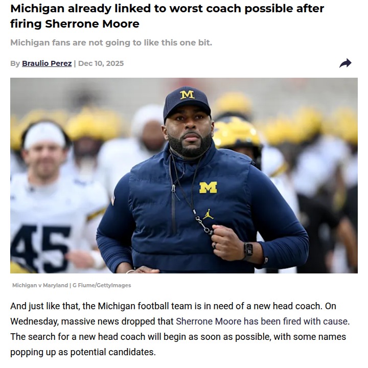 Michigan fans react to wild coaching rumors